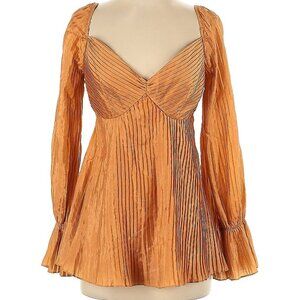 Y2K Tracy Reese Silk Baby Doll Top